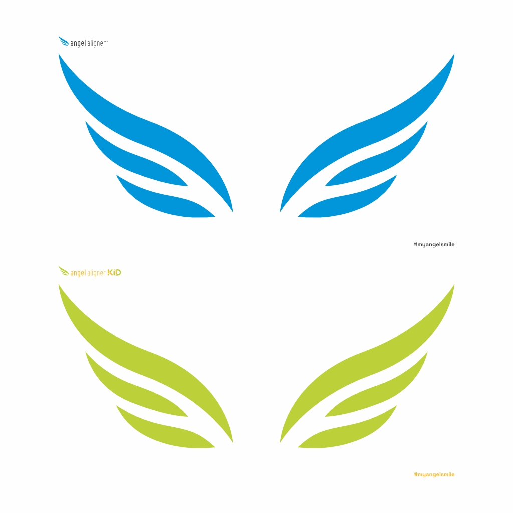 Transparent Cling BlueGreen x4