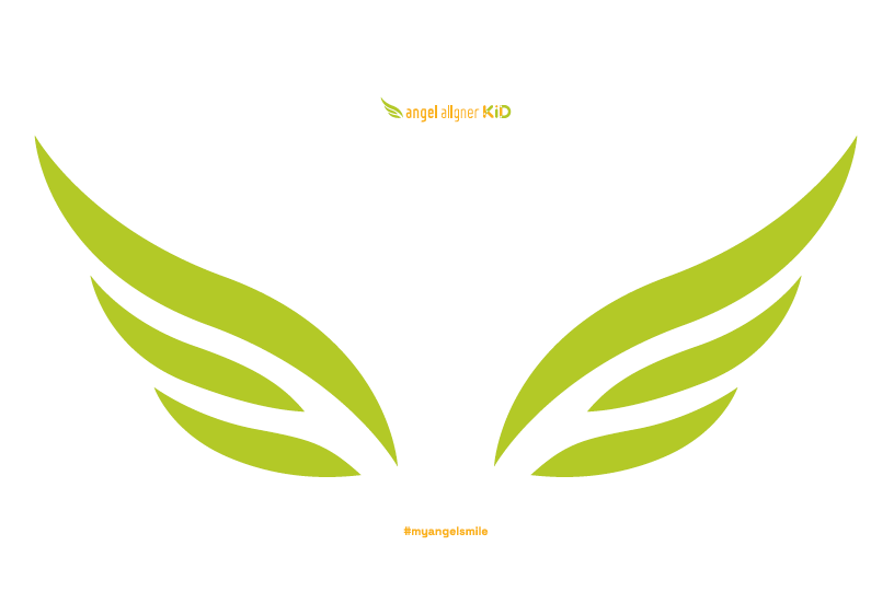 Angel Aligner™ Flügel-Aufkleber x20 – Grün