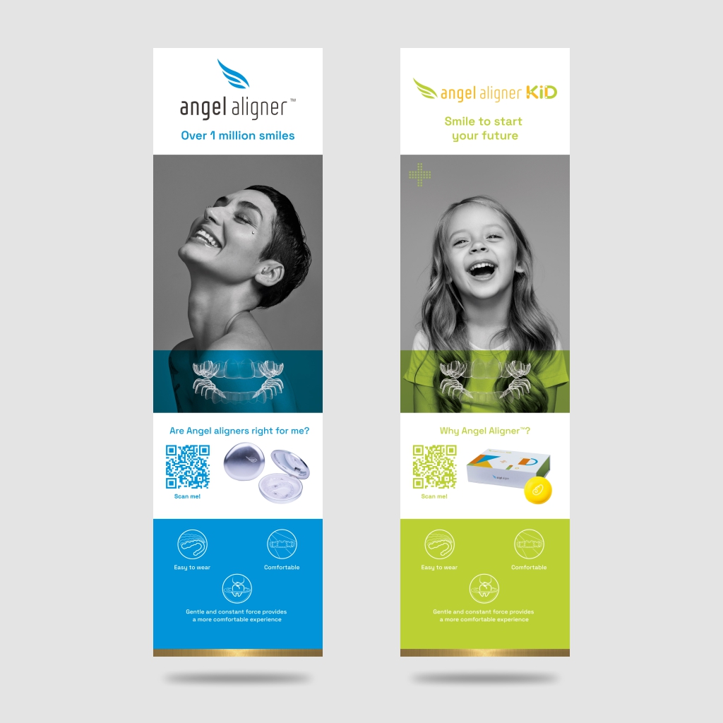 Angel Aligner™ Aufsteller – Englisch