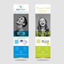 Angel Aligner™ Aufsteller – Spanisch 50x180cm