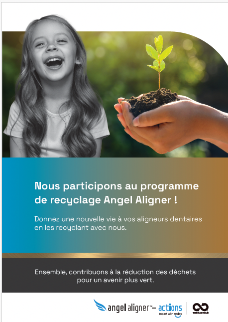Angel Aligner™ Recycling-Programm Poster - Französisch 50x70cm