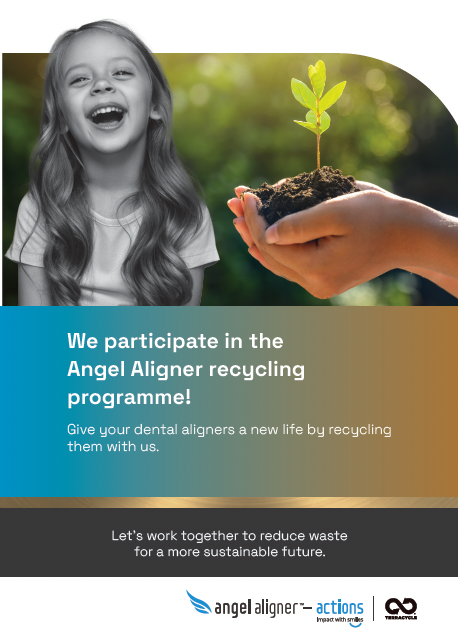 Angel Aligner™ Recycling-Programm Poster - Englisch 50x70cm